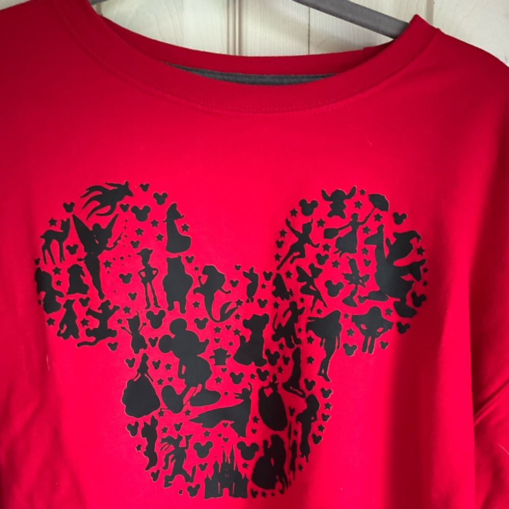 One of a kind Disney themed crew neck!  Made for a Disney themed day!